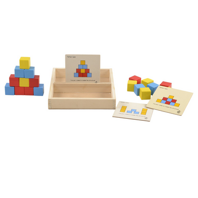 Skillofun Wooden Cubes Pattern Box