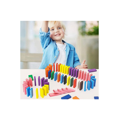 Baan Toys Wooden Dominoes 120 Pieces - Multicolor (3 Years+): Developments Toys For Little Ones in India 