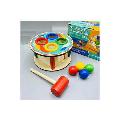 The Clever Clogs Wooden Hammer Ball Knock (3 Years+) : Development Toys For Little Ones In India