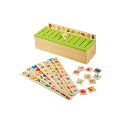 Extrokids Wooden Knowledge Box (2 year+) : Development Toys For Little Ones In India