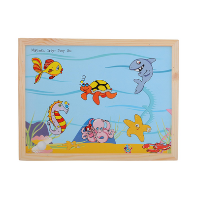 Skillofun Wooden Magnetic Twin Play Tray - Deep Sea