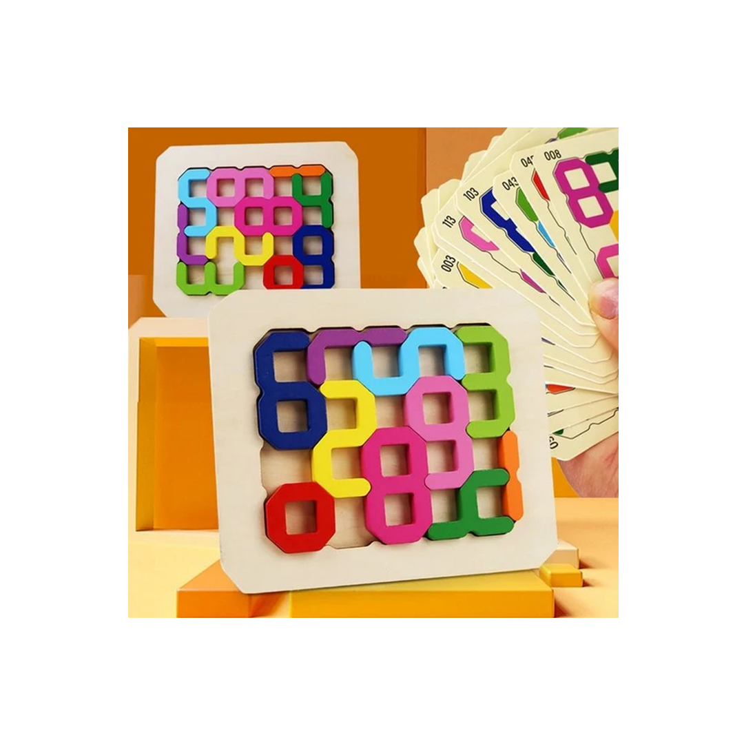 Extrokids Wooden Number Blocks 2 Vs 2 Game (4 Years+): Developments Toys For Little Ones in India 