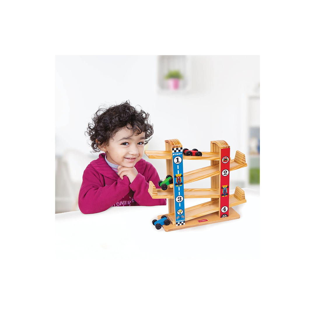 Funskool Giggles Wooden Ramp Racer : Development Toy for Little Ones in India