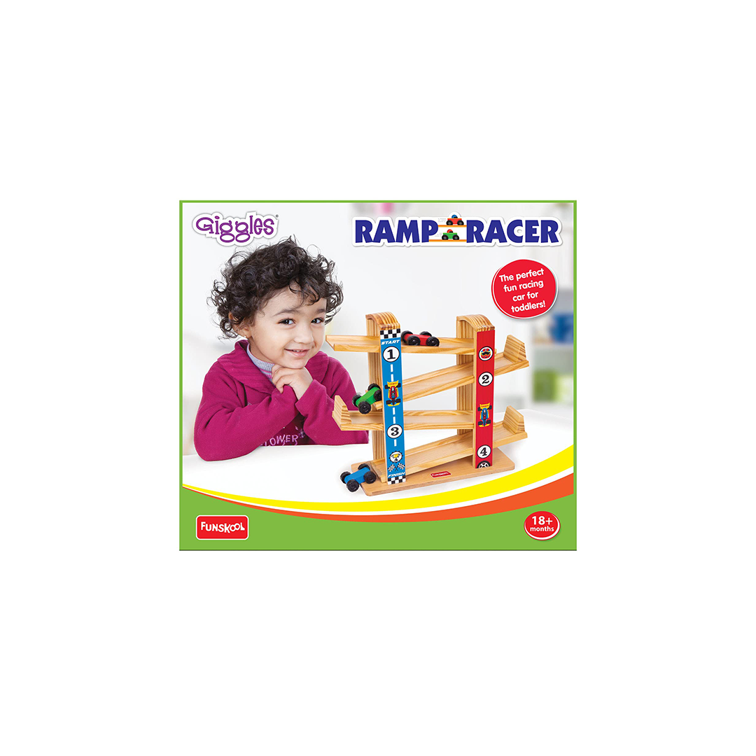 Funskool Giggles Wooden Ramp Racer : Development Toy for Little Ones in India