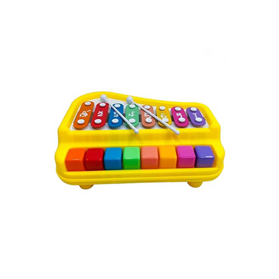 Xylophone Cum Piano with 8 Multicolored