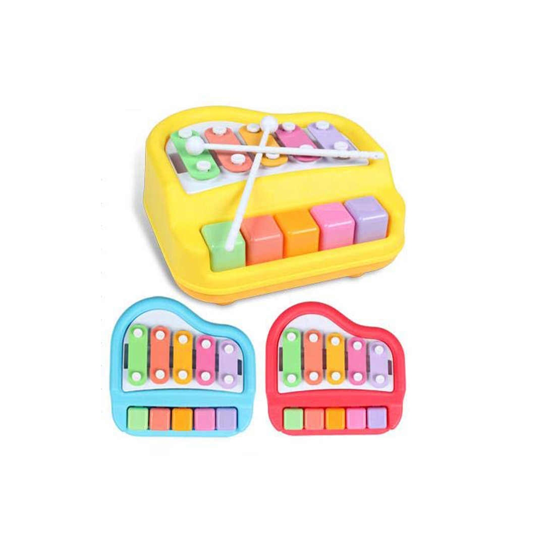 Baan Toys Xylophone Cum Piano with 5 Multicolored Keys (18 Months+) : Development Toys For Little Ones In India