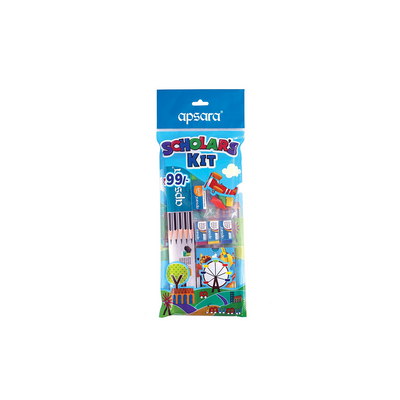 Apsara Scholar’s Kit – Complete Stationery Set for Kids | Includes Pencils, Erasers, Sharpener & More | Ideal for School Students