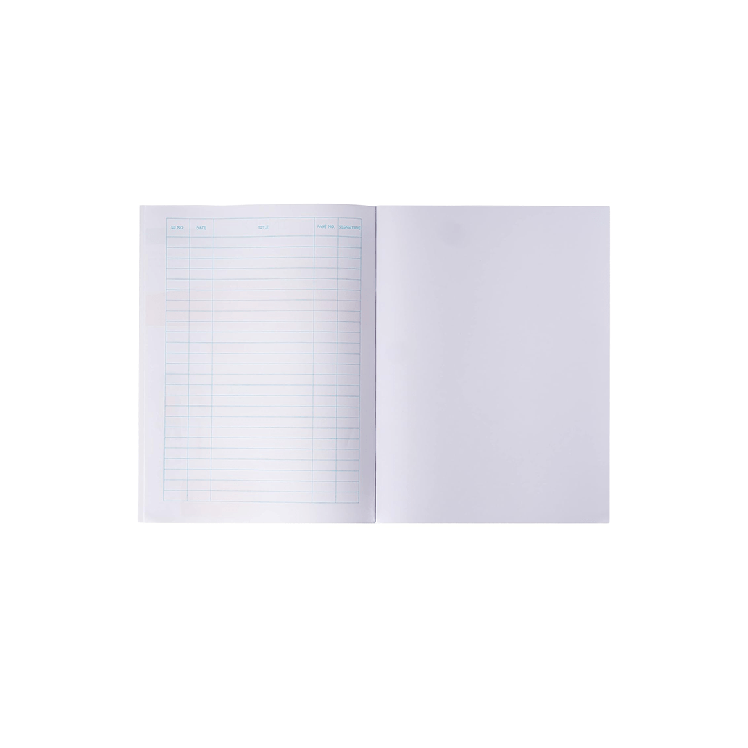 Apsara toys Apsara Small size Softbound Notebook | 19 CM x 15.5 CM Approx - 92 Pages And 172 Pages| Plain Unruled Long Notebook | GSM 56 | Use For School & College Students and Professionals | Covers May Differ | Pack of 10