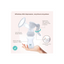 Mee Mee Advanced Manual Breast Pump - 180° Rotating Handle. Ideal for Nursing & Breastfeeding Mothers (White)