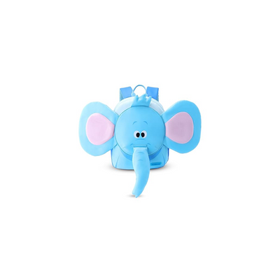 American Tourister Kiztopia 02 Drgn Grn/Ylw Elephant, Kids Character Backpack,Age 2-4 Years