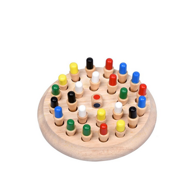 Extrokids Classic Wooden Color Memory Chess Intelligence Game Kids Toy Gift For Leisure Fun: Development Toy for Little Ones in India