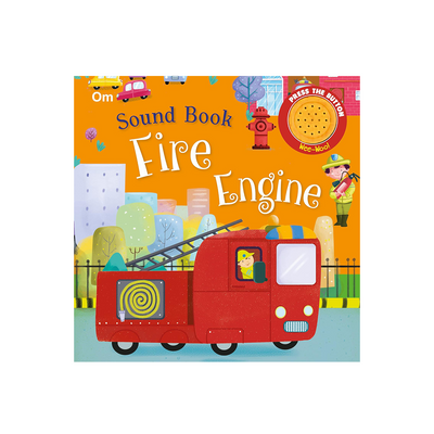 Om Books Sound Book Fire Engine (Board Book For Children) (1-3 Years) : Development Toys For Little Ones In India