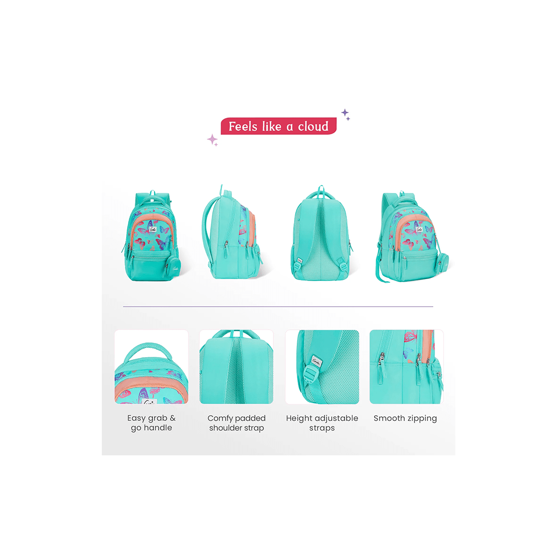 Genie toys Genie Nectar 27L School Backpack For Kids
