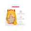 Genie Toys Genie Popstar Small Backpack for Kids,15 In-20 Ltr with Three Compartments,Side Pockets and Light Weight with Padded Shoulders