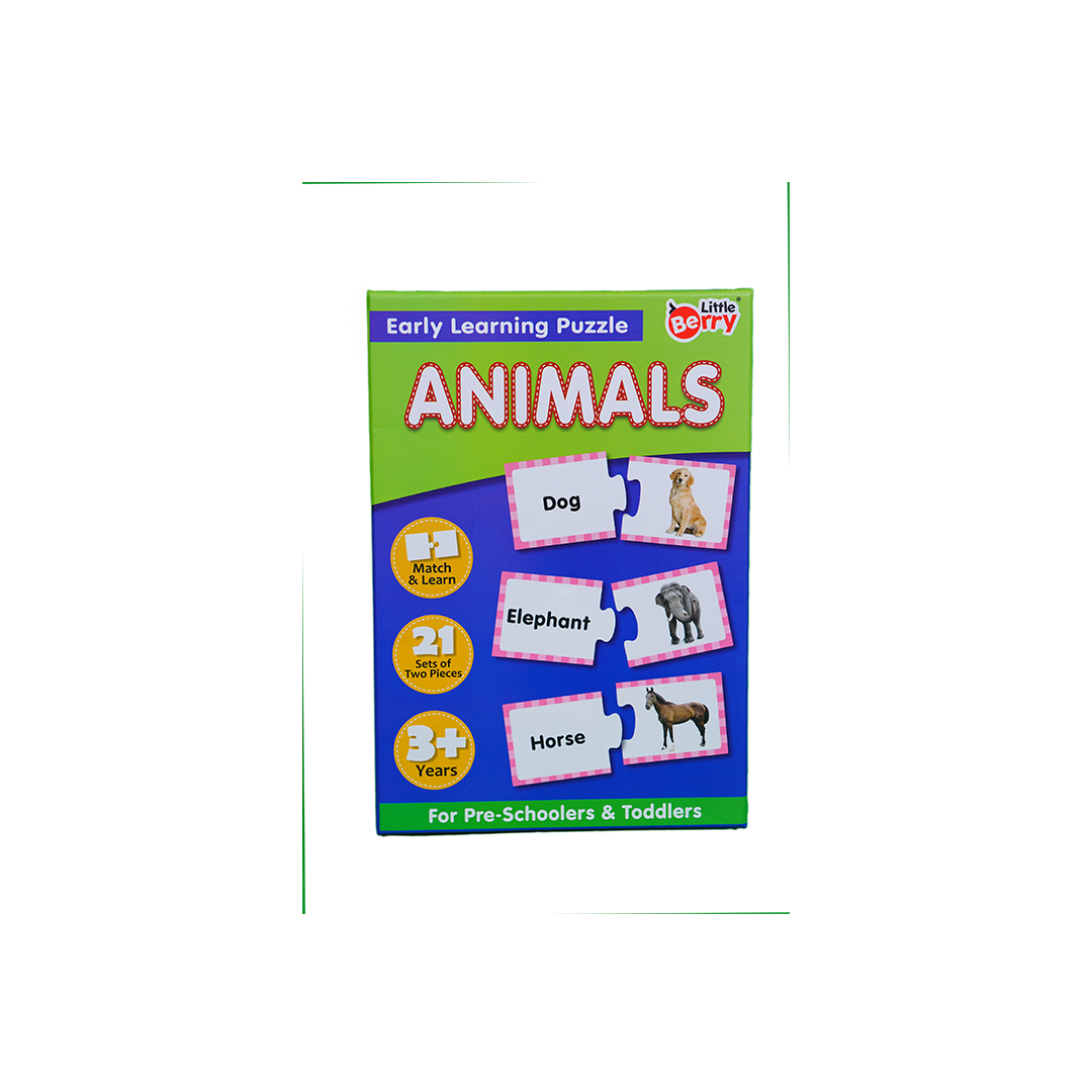 Little Berry Animals Early Learning Puzzle for Kids (3-7 Years)