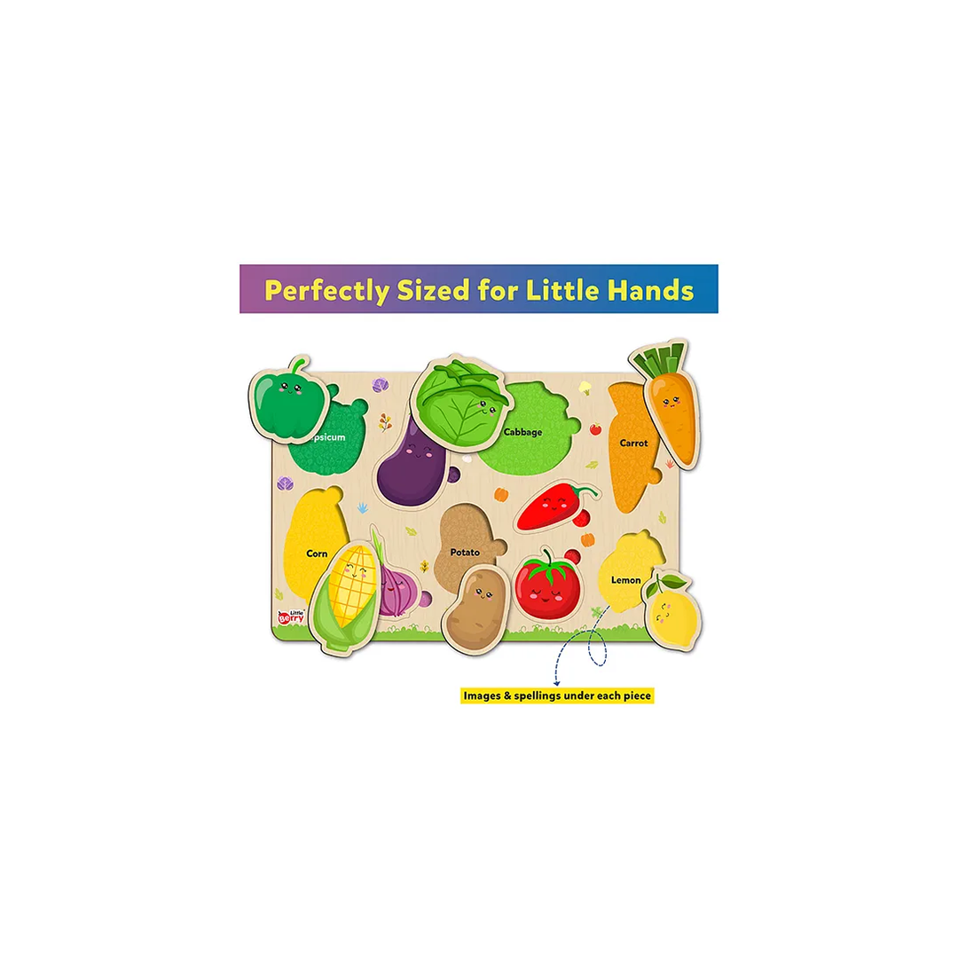 Little Berry Vegetable Wooden Puzzle 