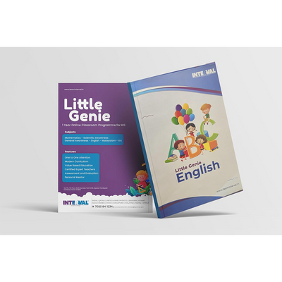 Little Genie Kindergarten English Text Book for Children Age 2–5 Years | Early Learning Books | KG books for kids