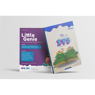 Little Genie Kindergarten EVS Text Book for Children Age 2–5 Years | Early Learning Books | KG books for kids