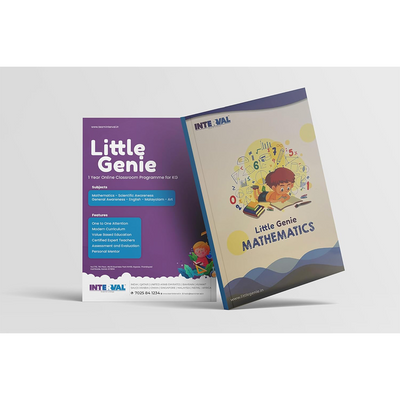 Little Genie Mathematics Text Book for 1st Standard | Early Learning Books