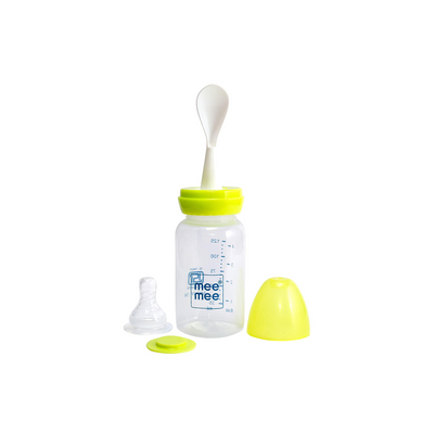 Mee Mee Baby Feeding Bottle with Spoon For Kids (3 Months+)