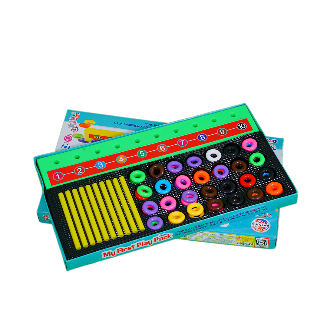 My First Play Pack Senior for Kids 2 in 1. Learn Counting and Colours with Fun( 3 Years +): Developments Toys For Little Ones in India 