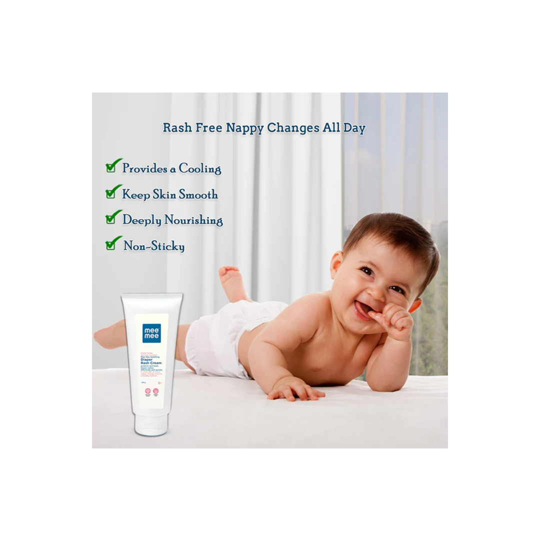 Mee Mee Soothing Diaper Nappy Rash Cream With Aloe Vera | 100ml( 1 months - 2 Years )