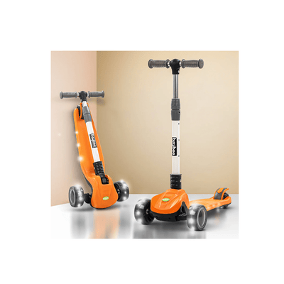 Baybee Toys Baybee Phantom Skate Scooter for Kids, Foaldble 3 Wheel Kids Scooter with 3 Height Adjustable & Music