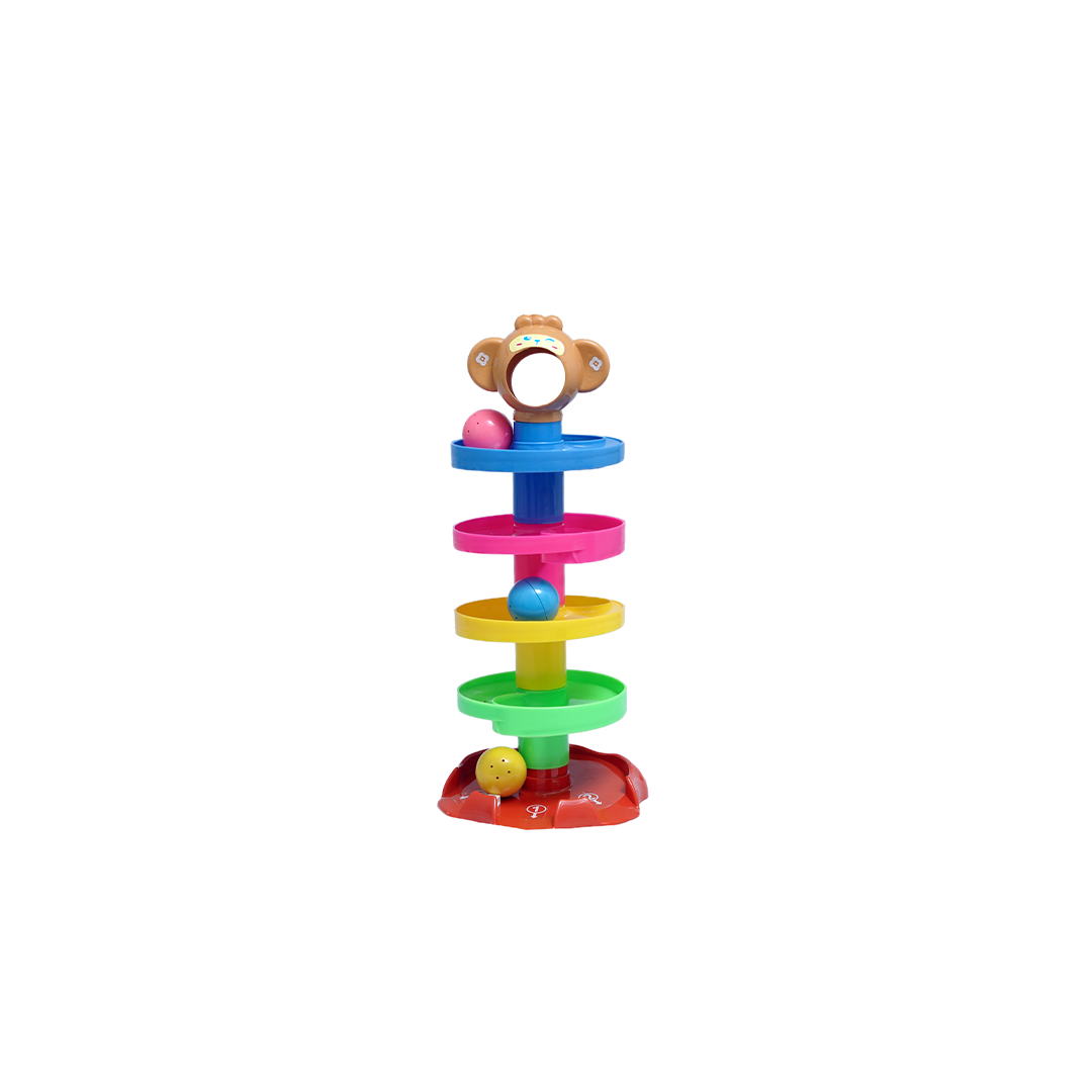 Baan Toys Roll Ball Monkey Shaped Set - Multicolor (9 Months+)