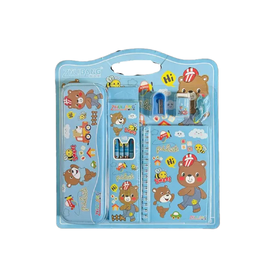 Baan Toys 6 in 1 Stationary Set For Kids (3 Years+)