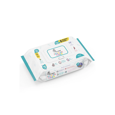 R For Rabbit Feather Aqua Wipes - With Calendula Extract( 0 Months+ )